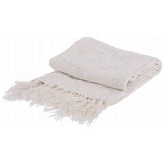 Κουβέρτα με κρόσσια, 130 x 170 εκ.