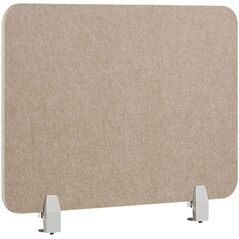 Przegroda na biurko 72 x 50 cm beżowa SPLIT