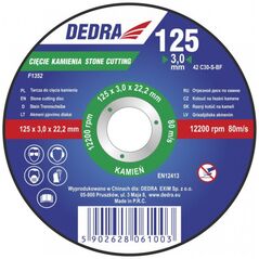 Dedra Δίσκος 230x3,2x22,2mm για κοπή πέτρας - F1355