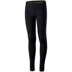 Σετ εσωρούχων ποδοσφαίρου Brubeck KP1028J με καπέλο DRY JUNIOR μαύρο/νέον 128/134