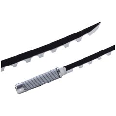 LeanToys Σαμουράι Σπαθί Nichirin με Μπαταρίες Άνετη Λαβή Μαύρο Ήχος