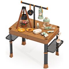 Zestaw maÅy camping do odgrywania rÃ³l stolik skÅadana walizka