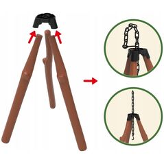 Zestaw maÅy camping do odgrywania rÃ³l stolik skÅadana walizka