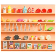 Zestaw kuchnia zabawkowa 85 elementÃ³w zielona