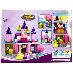 Klocki konstrukcyjne magiczny zamek ksiÄÅ¼niczek 113 elementÃ³w