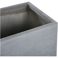 Γλάστρα Beliani 60 x 29 x 30 cm γκρι MYRA 7964156 4251682238878