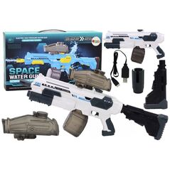 LeanToys Πιστόλι Καραμπίνε Νερού Λευκό Αυτόματο M416 Επαναφορτιζόμενο