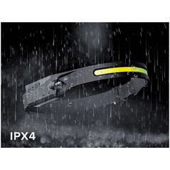 Φακός κεφαλής Rebel Φακός κεφαλής επαναφορτιζόμενος (COB) - κορδέλα