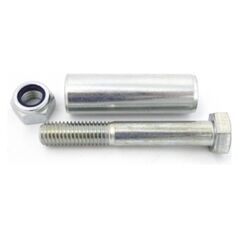 Zabi Μεταλλικός-καουτσούκ τροχός με σετ συναρμολόγησης 160mm - 41