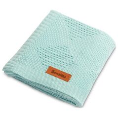 Sensillo ΚΟΥΒΕΡΤΑ ΜΠΑΜΠΟΥ 100% 100X80CM ΜΕΝΤΑ