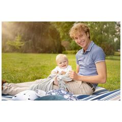 Sensillo ΚΟΥΒΕΡΤΑ ΜΠΑΜΠΟΥ 100% 100X80CM ΜΕΝΤΑ