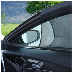 Aptel Αντηλιακές Κουνουπιέρες Αυτοκινήτου 4 τεμάχια μαύρες AG936A