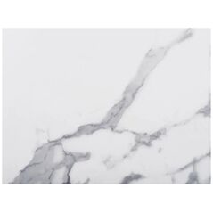 Beliani Τραπέζι τραπεζαρίας 160 x 80 εκ. εφέ μαρμάρου λευκό-μαύρο SANTIAGO Lumarko!