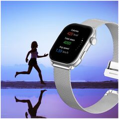 Zegarek SMARTWATCH GRAVITY GT28-9 SR/SR/WH