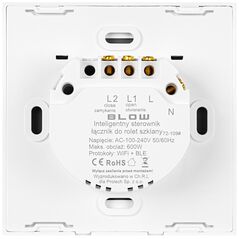 72-109# Inteligentny sterownik łącznik do rolet szklany wifi tuya