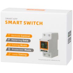 72-106# Inteligentny licznik watomierz na szynę din 63a wifi tuya