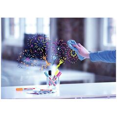 Μαρκαδόρος για γυάλινες επιφάνειες E-95 EDDING, 1,5-3 mm, 4 τεμ., μίξη χρωμάτων