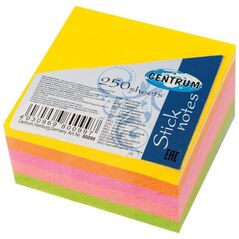 Σημειώσεις αυτοκόλλητες Centrum 51x51mm 5x50 φύλλα νέον
