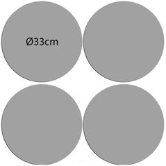 Bertoni Σετ σουβέρ για στρογγυλό τραπέζι 4D - GALAPAGOS NIGHT