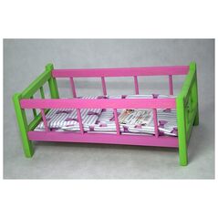 Bączek Πολύχρωμο κρεβατάκι με κλινοσκεπάσματα