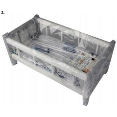 Bączek Πολύχρωμο κρεβατάκι με κλινοσκεπάσματα