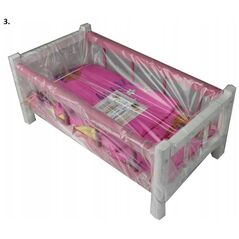 Bączek Πολύχρωμο κρεβατάκι με κλινοσκεπάσματα