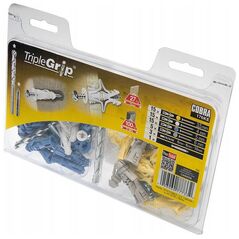 Άγκυρα Drywall Triple 6x39 Πλαστικό Δαχτυλίδι 50 τεμ