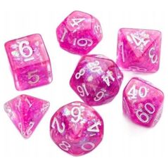 Gamegenic Candy-like Series - RPG Dice Set - Raspberry
