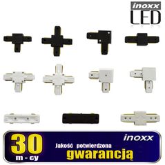 Nvox Σύνδεσμος για μονοφασικές ράγες σχήματος Τ λευκός 230v