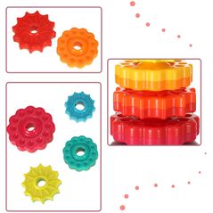 Woopie WOOPIE BABY Edukacyjna Piramidka Zakręcona Wieża