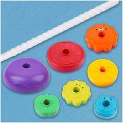 Woopie WOOPIE BABY Εκπαιδευτική Πυραμίδα Στριφογυριστός Πύργος Ζωάκια