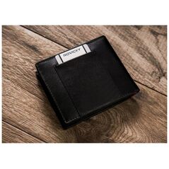 Rovicky Ανδρικό δερμάτινο πορτοφόλι χωρίς εξωτερικό κούμπωμα - Rovicky NoSize