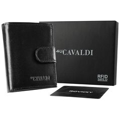 4U Cavaldi Ανδρικό δερμάτινο πορτοφόλι μεσαίου μεγέθους με σύστημα RFID - 4U Cavaldi NoSize