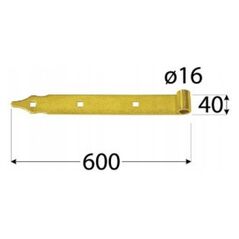 ΜΕΡΟΣ ΤΟΥ ΜΕΝΤΕΣΕ 82082 600X40/5.0 16MM BLA