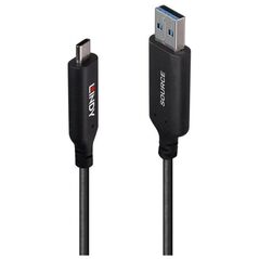 Καλώδιο Lindy 43397 USB USB 3.2 Gen 1 (3.1 Gen 1) 50 m USB A USB C Μαύρο