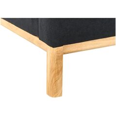 Καναπές 3 θέσεων μαύρος SOSJO Lumarko!