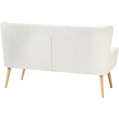 Διθέσιος πάγκος boucle λευκός SKIBBY Lumarko!