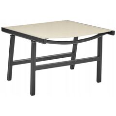 Καρέκλα κήπου MARCEDDI με υποπόδιο Μεταλλική Μπεζ Lumarko!