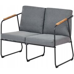 Σετ κήπου με τραπέζι για 4 άτομα VEZZANA Metal Szary Lumarko!