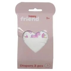 Happy Friend Diapers 3pack 25-35cm dolls