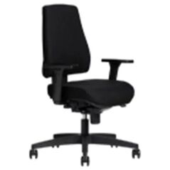 Καρέκλα γραφείου Operator, Μαύρη με μπράτσα