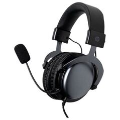 HP DHE-8005N, ακουστικά με μικρόφωνο, ενσύρματα, μαύρα, 2.0, φωτιζόμενα, 3.5 mm jack + USB