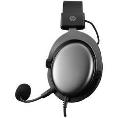 HP DHE-8005N, ακουστικά με μικρόφωνο, ενσύρματα, μαύρα, 2.0, φωτιζόμενα, 3.5 mm jack + USB