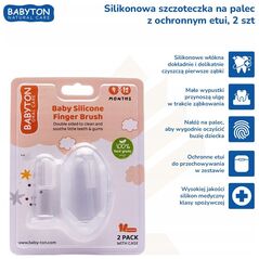 Babyton, Σιλικονούχα οδοντόβουρτσα για βρέφη, 4-12μ