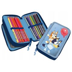 Σχολική Κασετίνα Για Παιδιά Οργανωτής Bluey Και Bingo Αναδιπλούμενη Θήκη Blue / 048208516