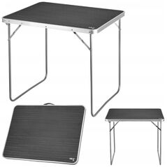 ΤΡΑΠΕΖΙ ΚΑΜΠΙΝΓΚ NC3401 80x60x70 CM ΣΚΟΥΡΟ ΓΚΡΙ Nils Extreme CAMP