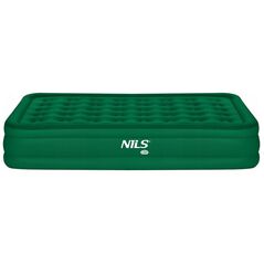 Φουσκωτό Στρώμα Διπλό King Size Πράσινο + Ηλεκτρική Αντλία Nils Extreme