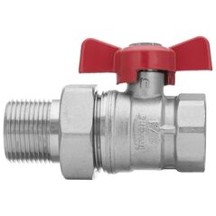 Invena Σφαιρική βαλβίδα MILLENIUM με πεταλούδα εσωτερικό/εξωτερικό σπείρωμα 3/4" - ZK-31-020