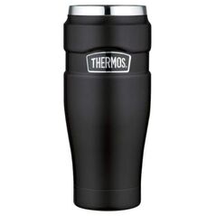 Θερμός Αδιάβροχη θερμοκούπα Thermos 0,47l μαύρο ματ