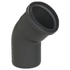 Γωνία 45° DN60 UV Σταθερό Μαύρο Almeva STARR